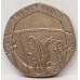 GREAT BRITAIN UK 2008 . TWENTY 20 PENCE COIN . ERROR . MULE . UNDATED